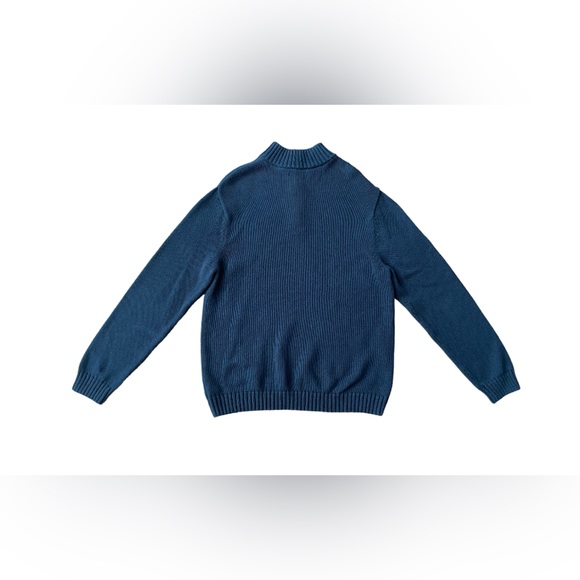 Chaps: 100% Cotton Blue Sweater - Picture 9 of 16